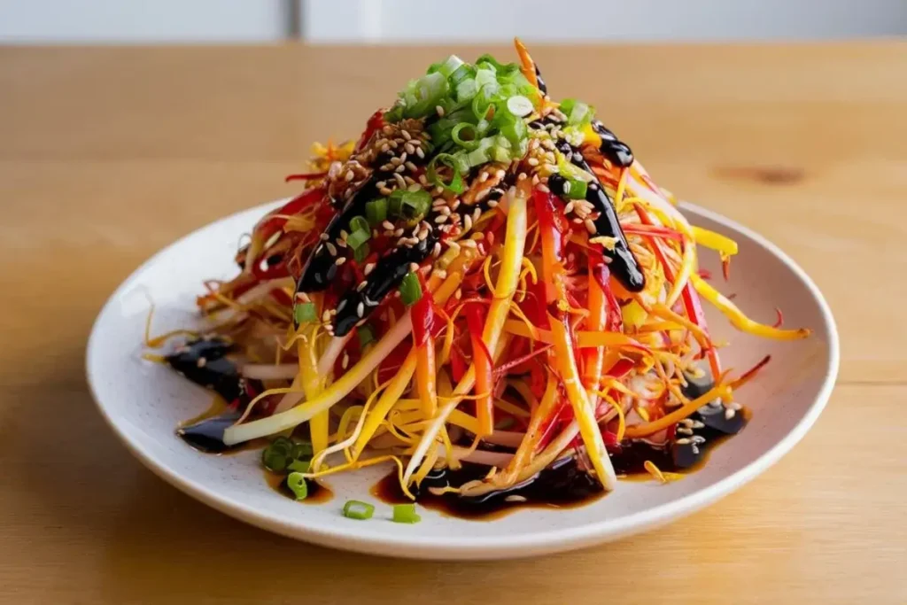 Preparing Bean Sprouts